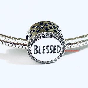 NEW Authentic Pandora Blessed Charm 925 Ale Silver Sterling / Pandora Bracelet